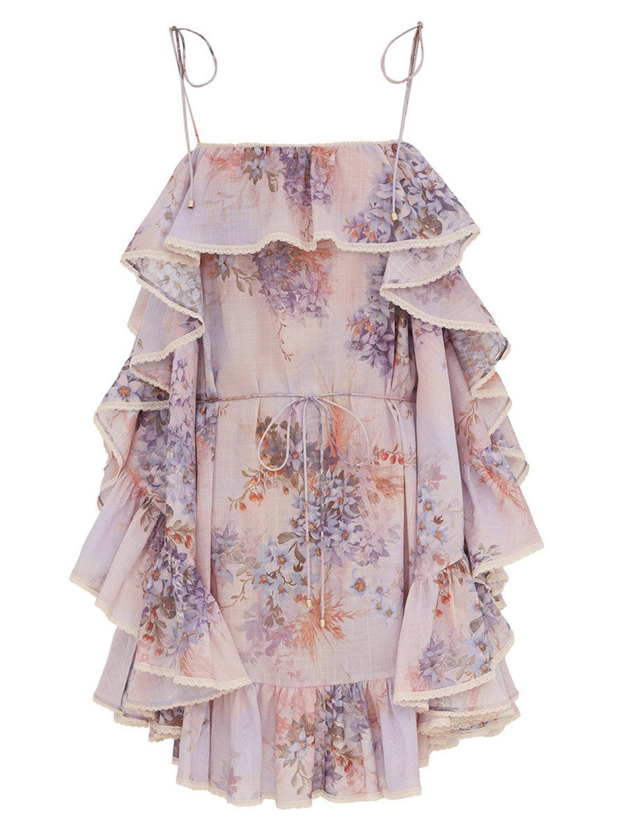 Zimmermann Women's Mini Dress Purple