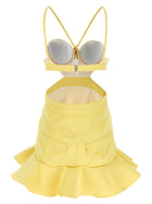 Rabanne Mini Dress Yellow, view 2