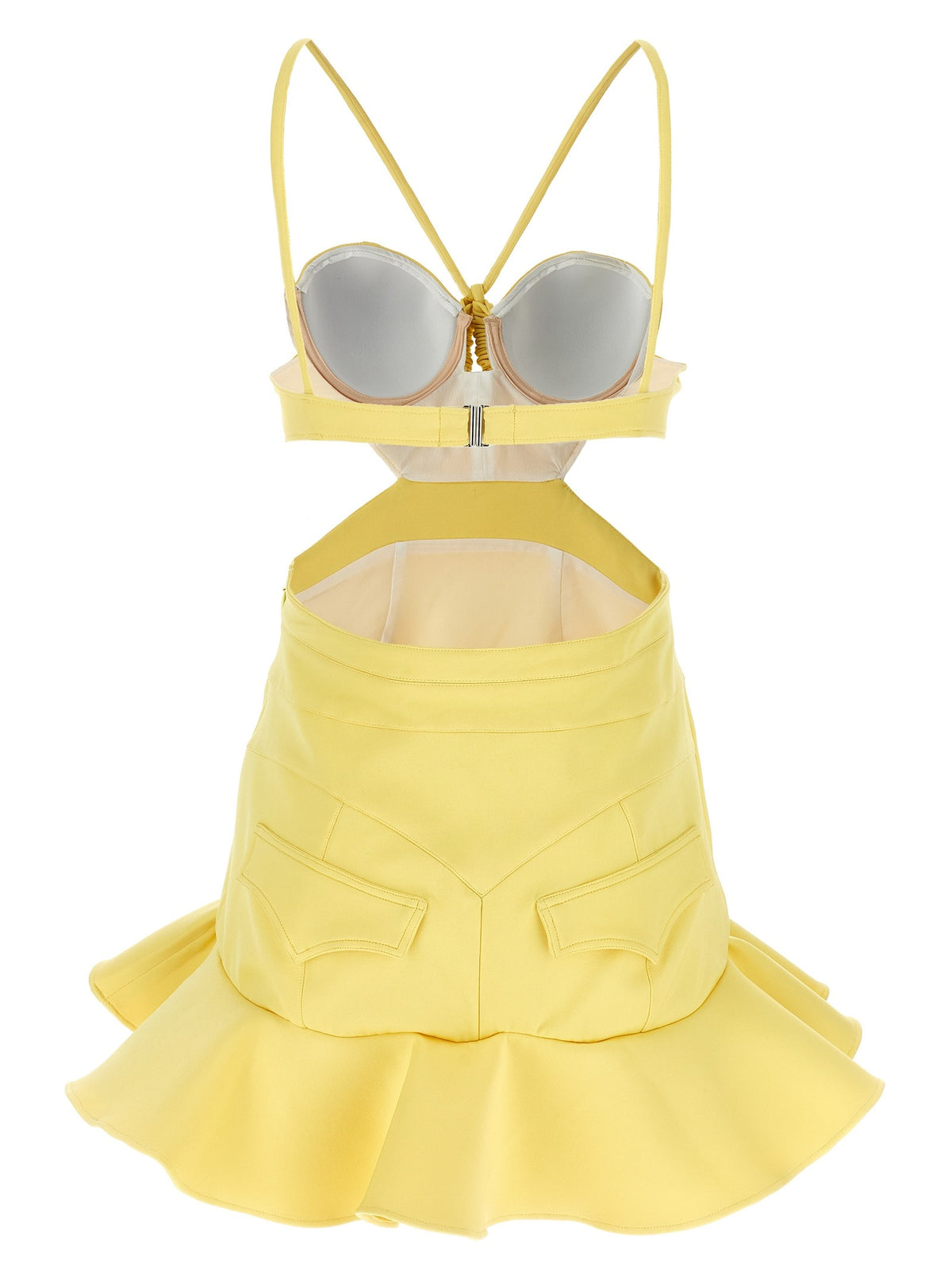 Rabanne Mini Dress Yellow, view 2