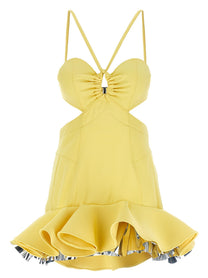 Rabanne Mini Dress Yellow