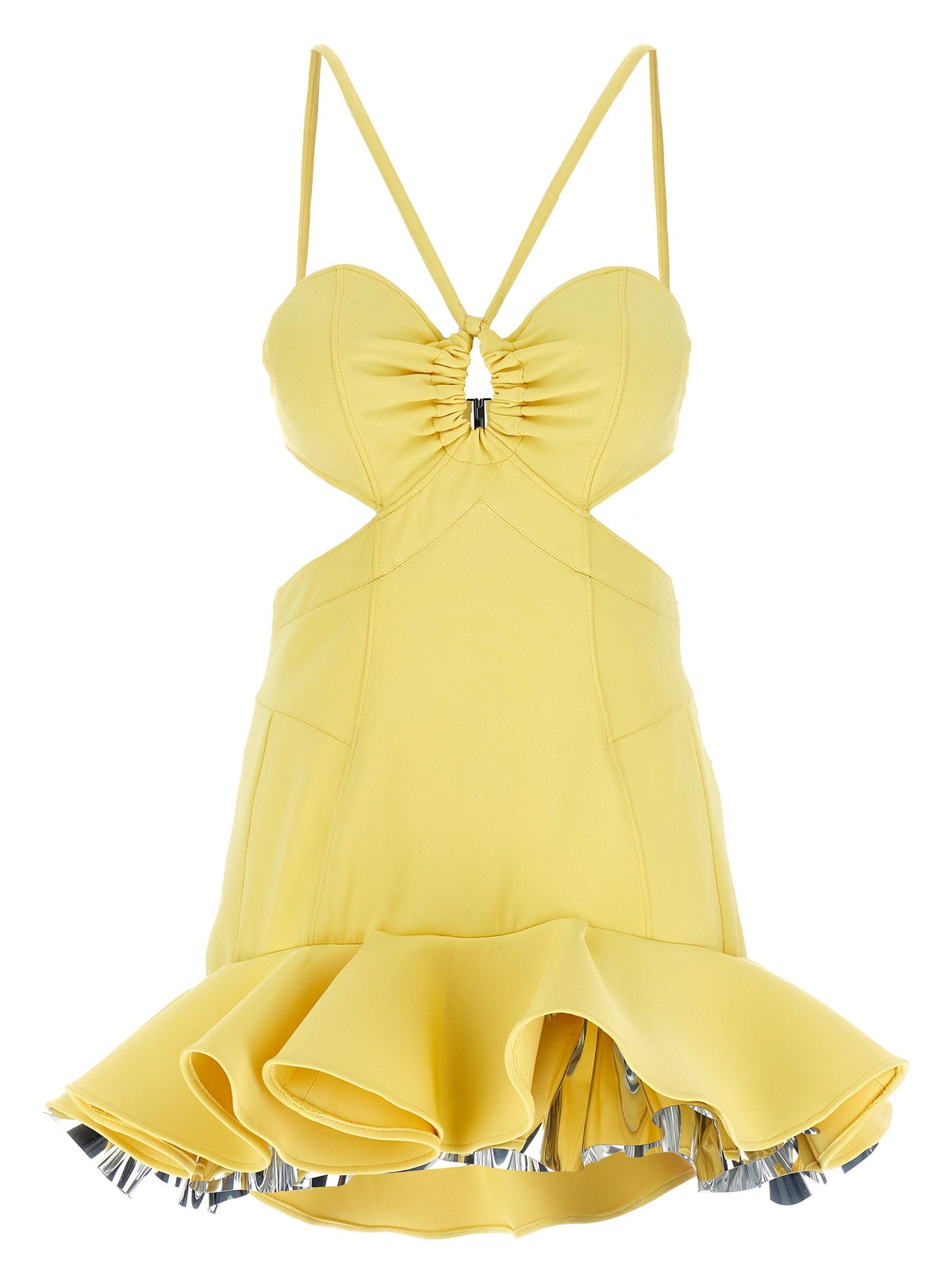 Rabanne Mini Dress Yellow