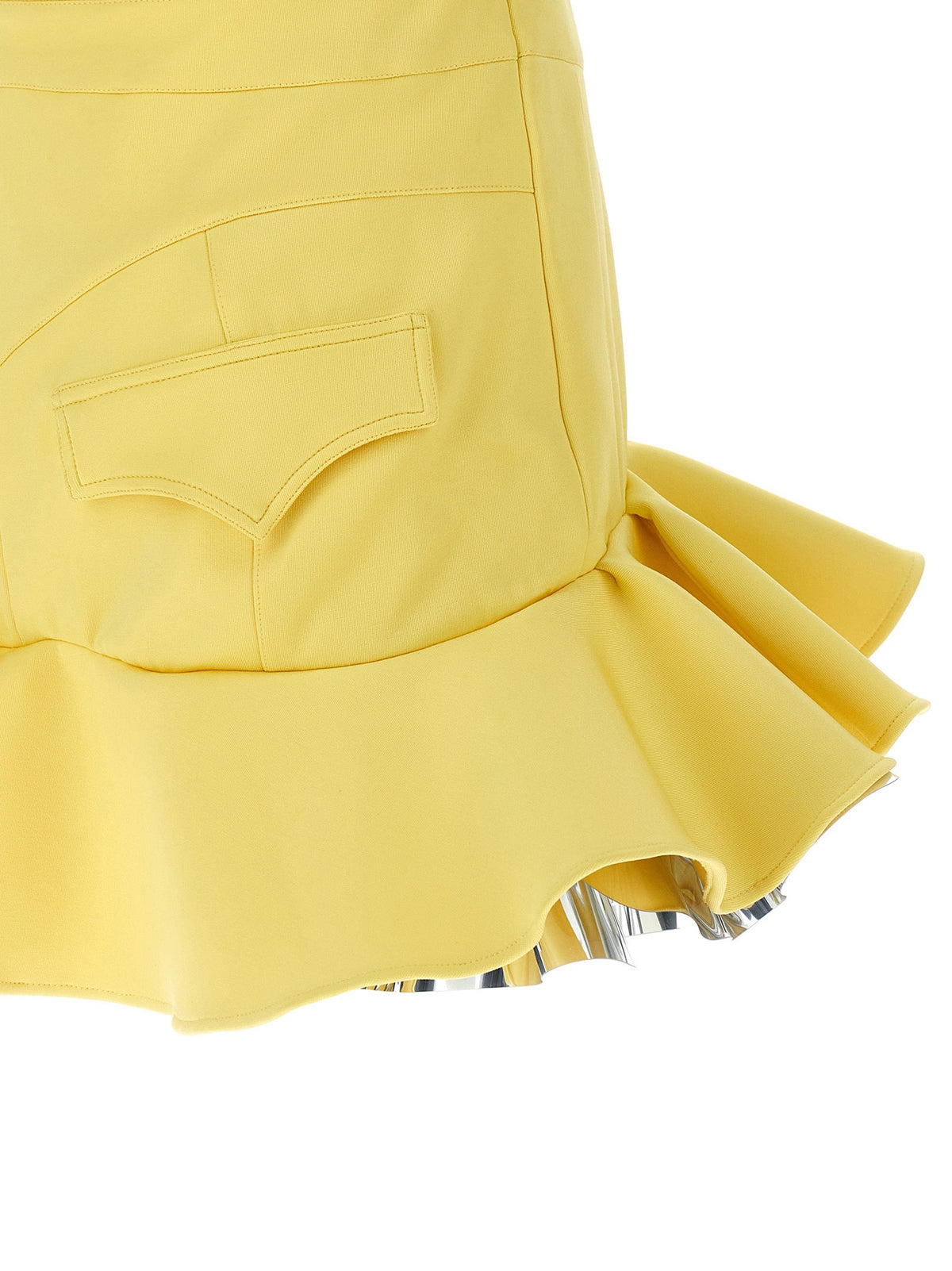Rabanne Mini Dress Yellow