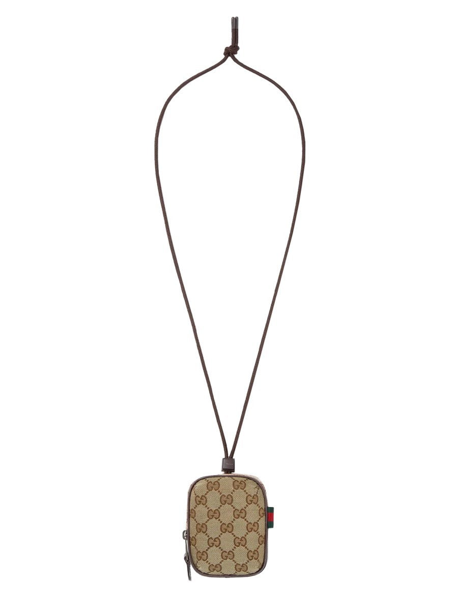 Gucci Men's Mini Fabric Bag Beige