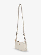 Pinko Women's Mini Half Moon Leather Crossbody Bag White