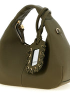 Ganni Mini Hobo Handbag Green, view 3