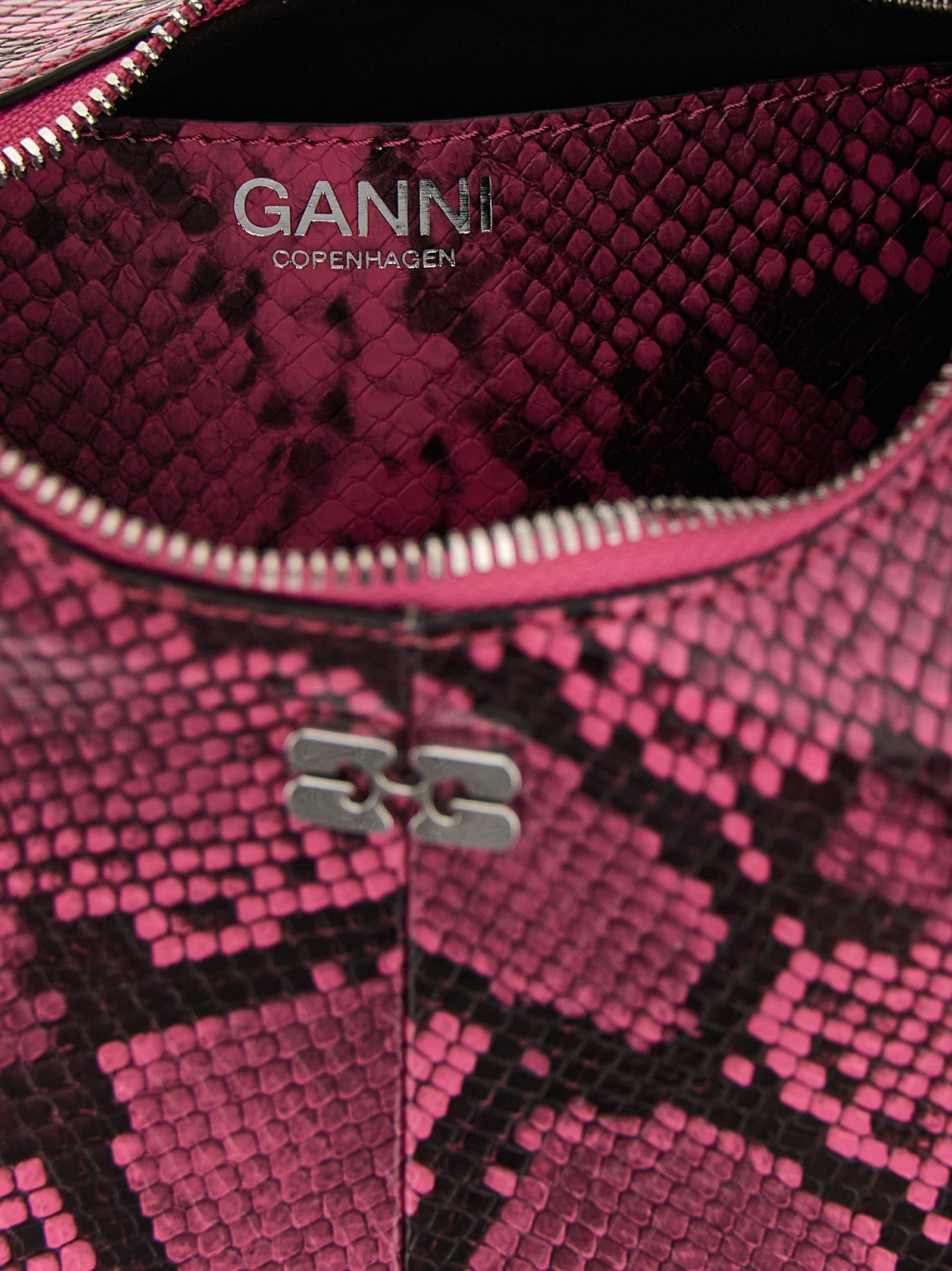 Ganni Mini Hobo Handbag Pink