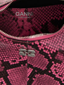 Ganni Mini Hobo Handbag Pink