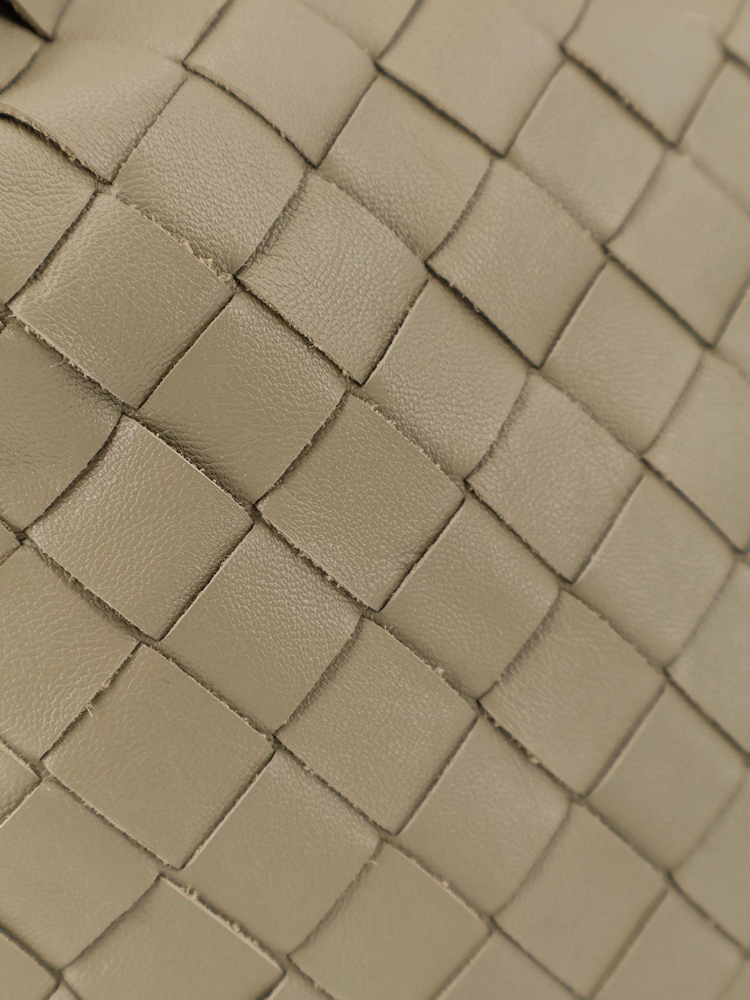 Bottega Veneta Women's Mini Hop Leather Crossbody Bag Beige