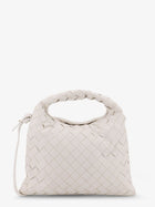 Bottega Veneta Women's Mini Hop Leather Crossbody Bag White