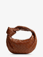 Bottega Veneta Women's Mini Jodie Leather Handbag Beige