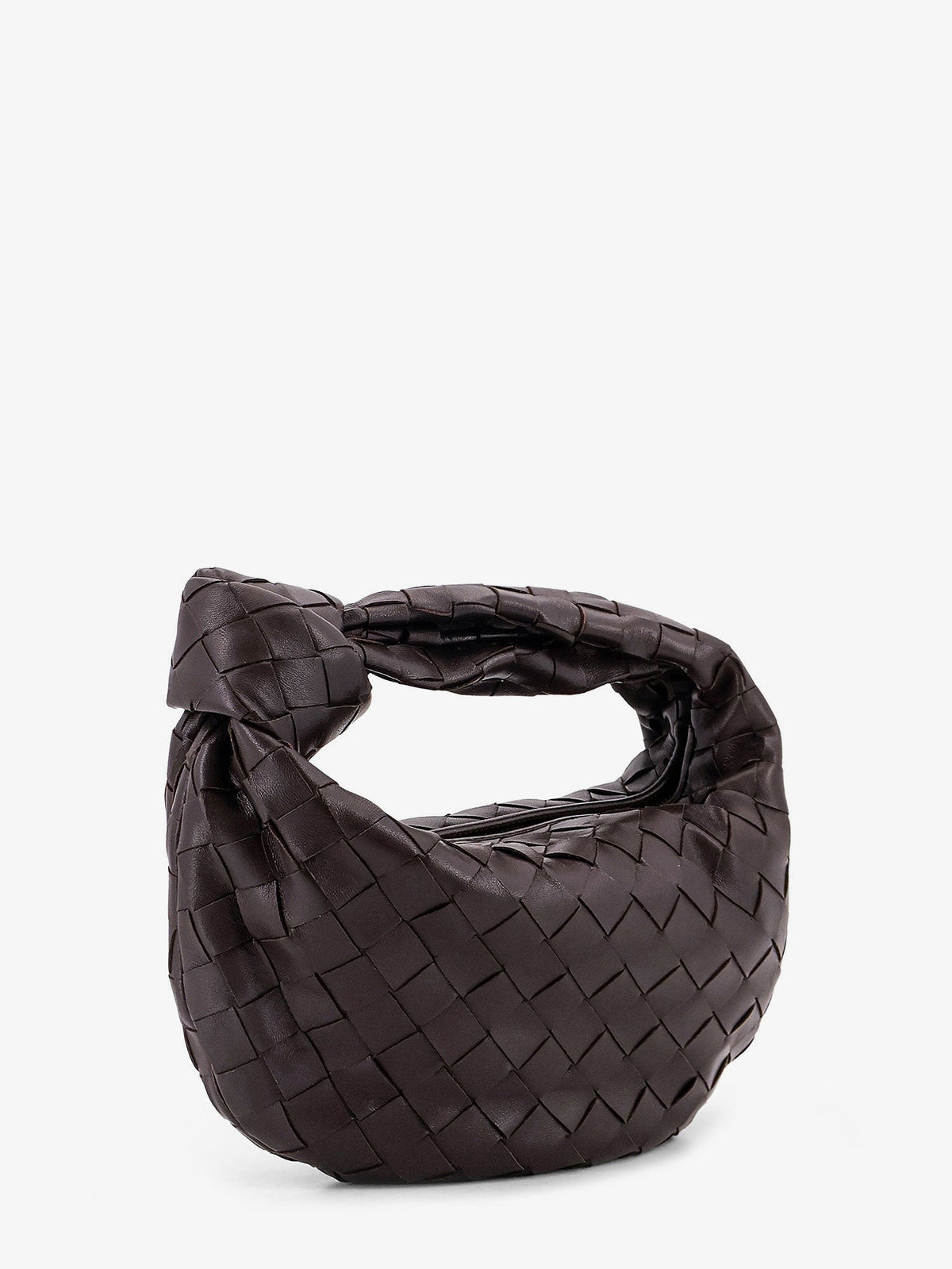 Bottega Veneta Women's Mini Jodie Leather Handbag Brown