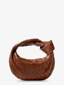 Bottega Veneta Women's Mini Jodie Leather Handbag Beige