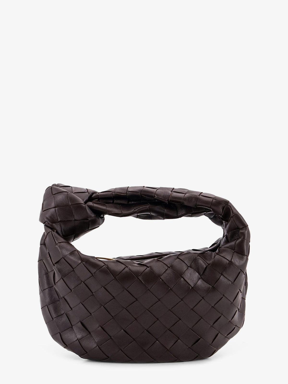 Bottega Veneta Women's Mini Jodie Leather Handbag Brown