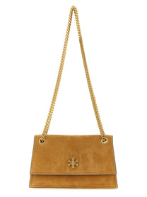 Tory Burch Mini Kira Turnlock Shoulder Bag Brown