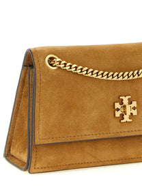 Tory Burch Mini Kira Turnlock Shoulder Bag Brown, view 3
