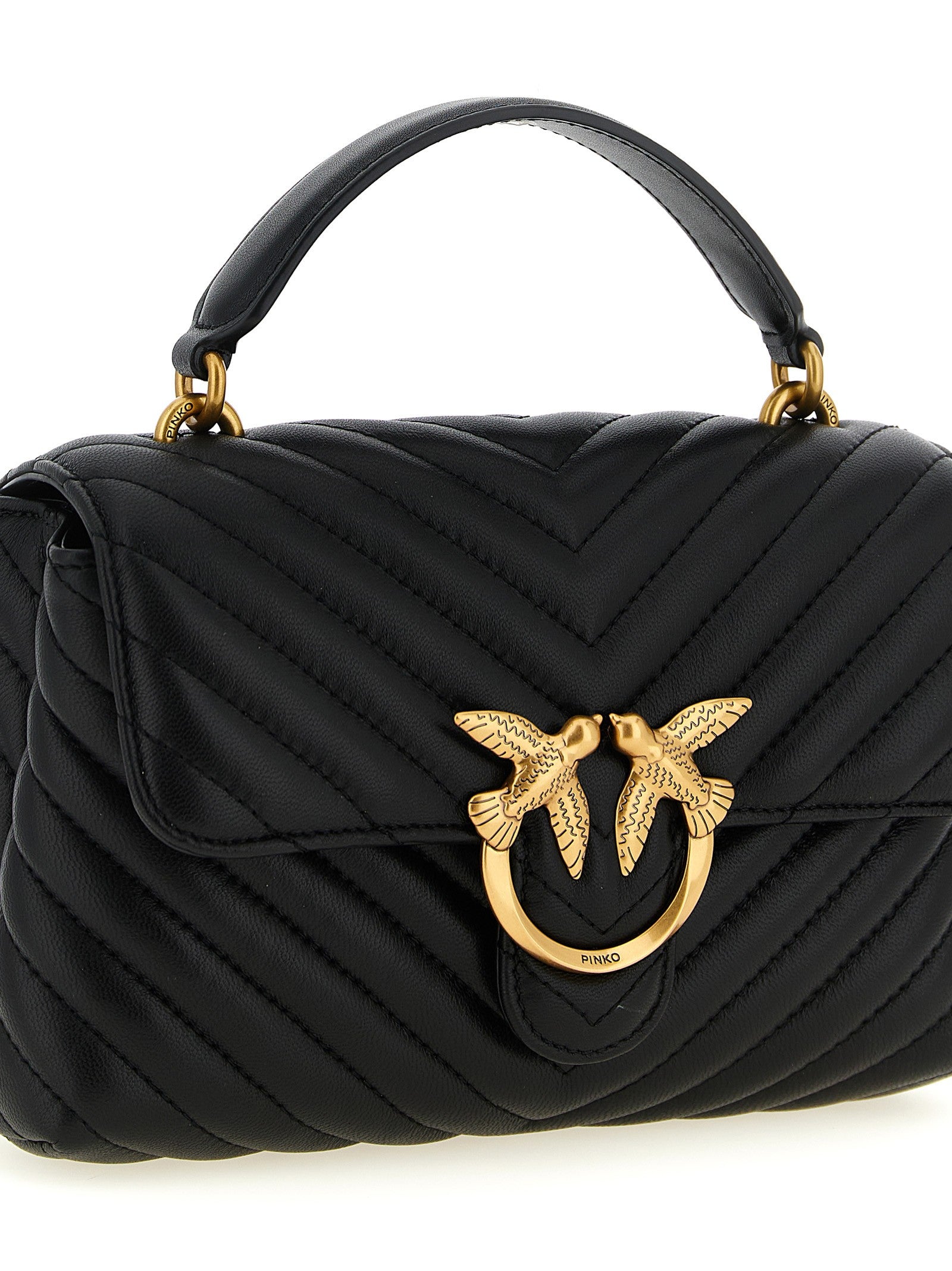 Pinko Mini Lady Love Puff Handbag Black