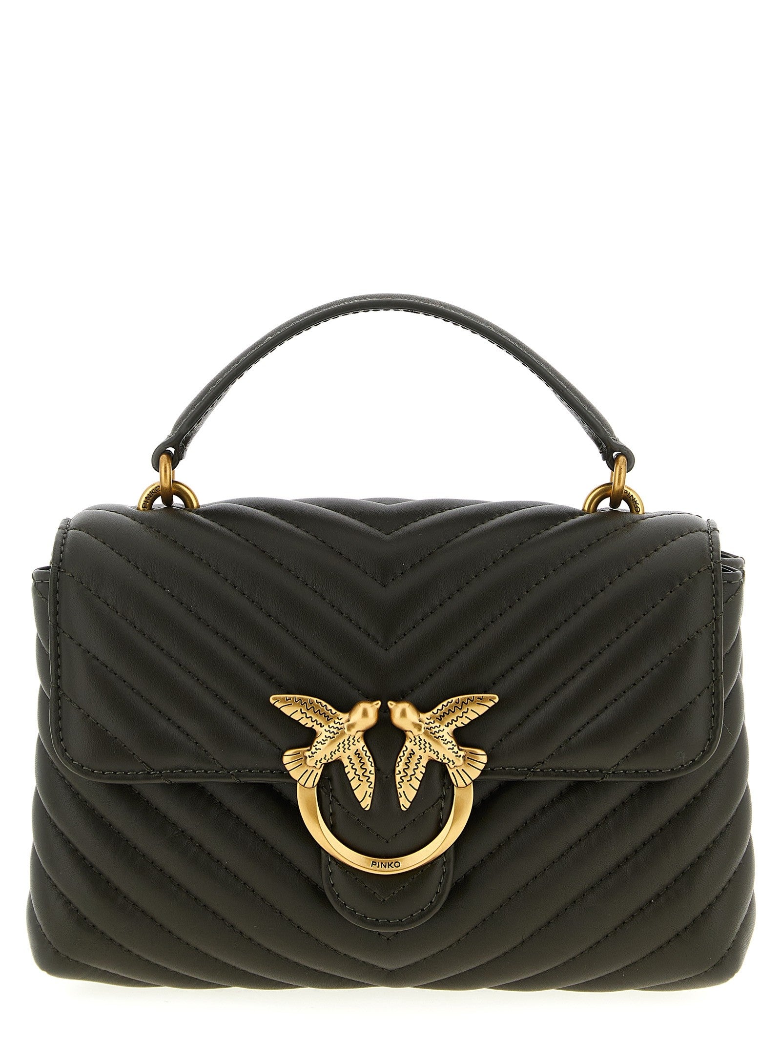 Pinko Mini Lady Love Puff Handbag Green
