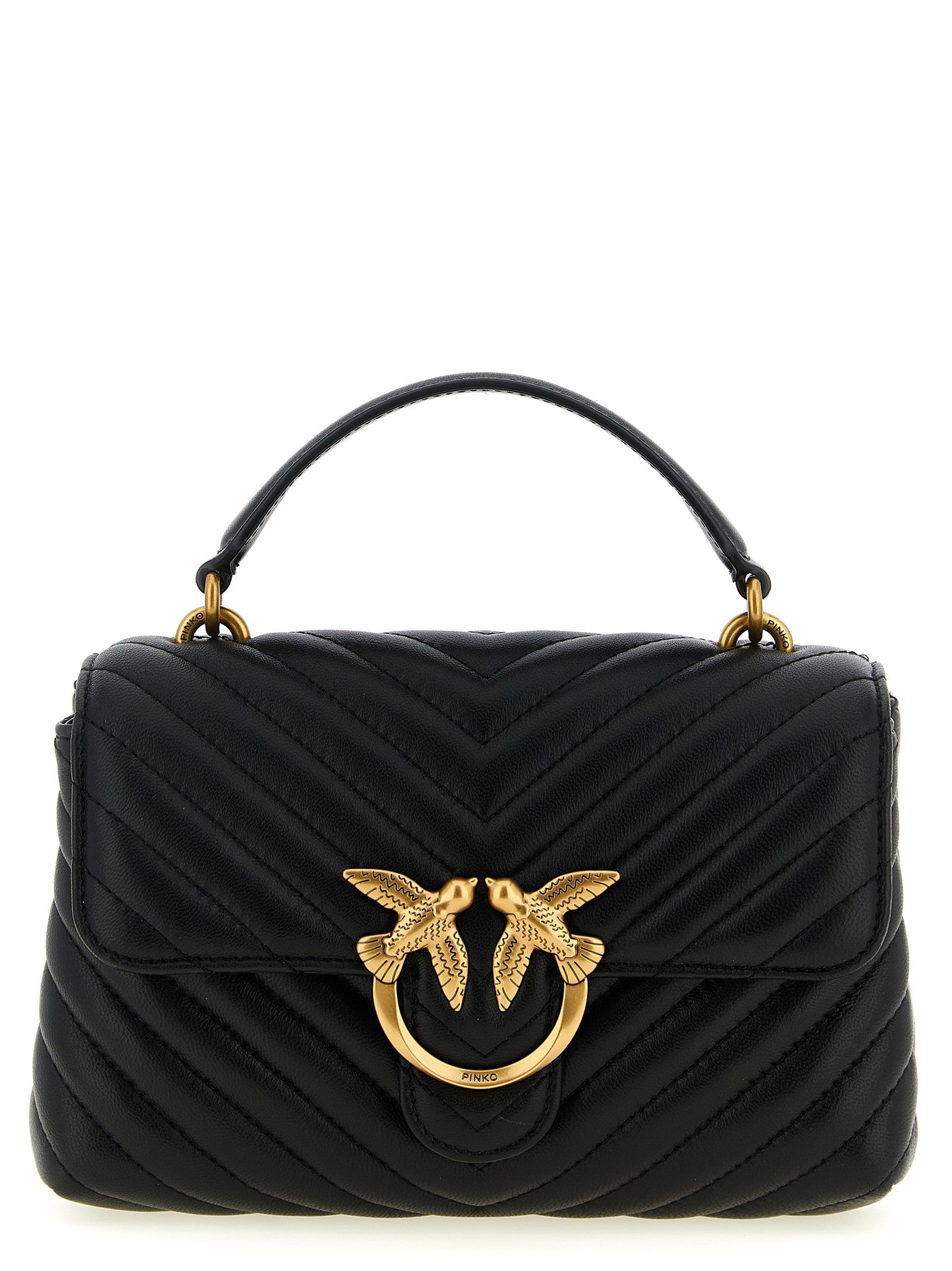 Pinko Mini Lady Love Puff Handbag Black