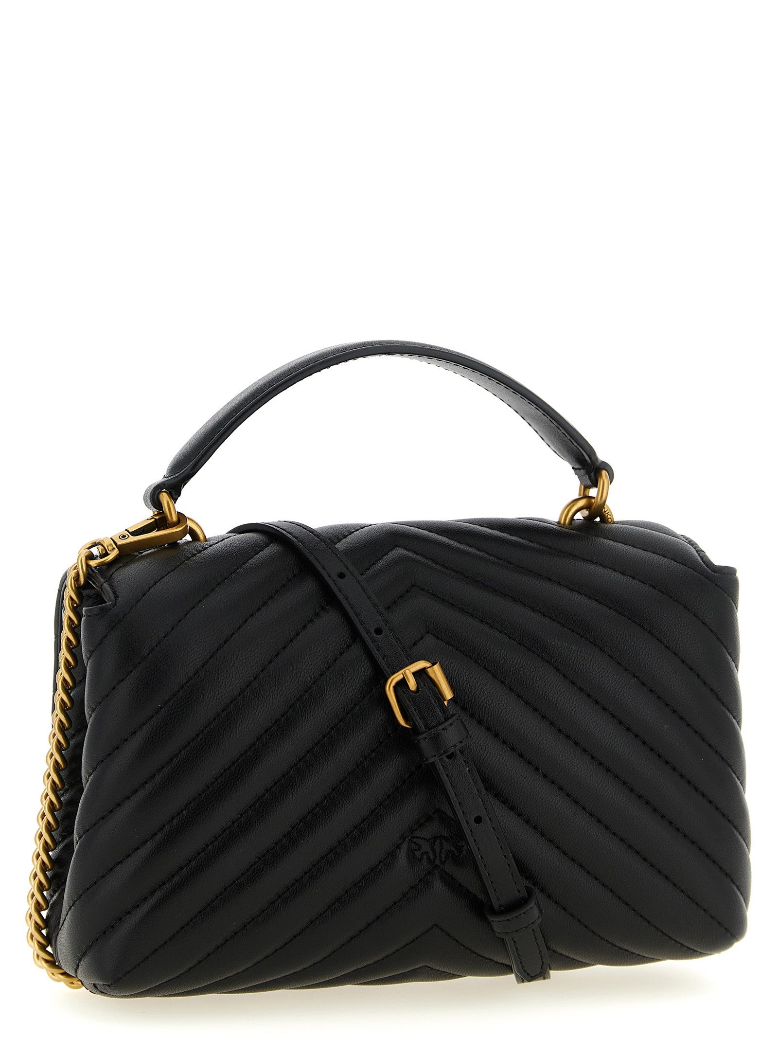 Pinko Mini Lady Love Puff Handbag Black