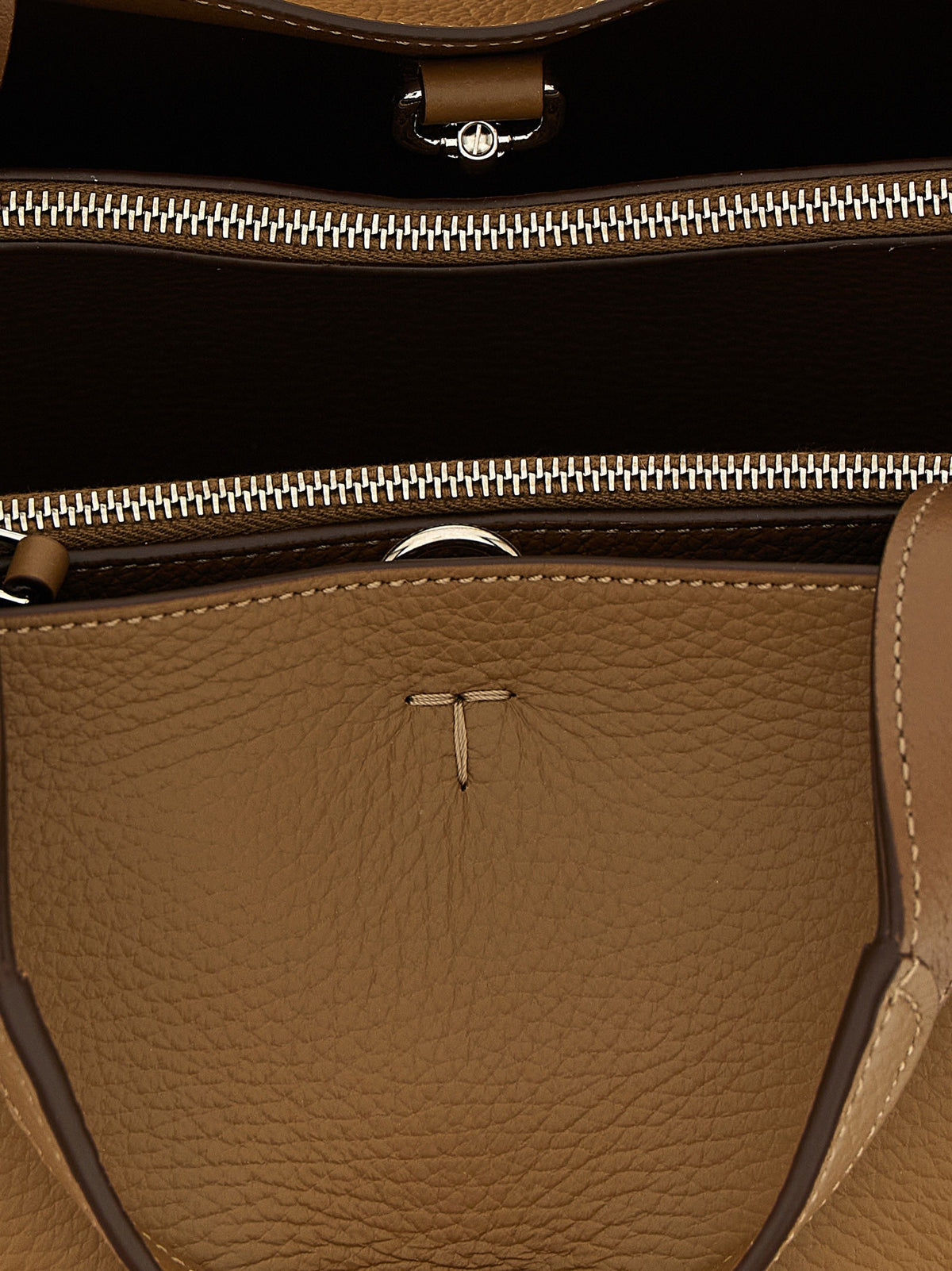 Tod's Mini Leather Handbag Brown, view 4