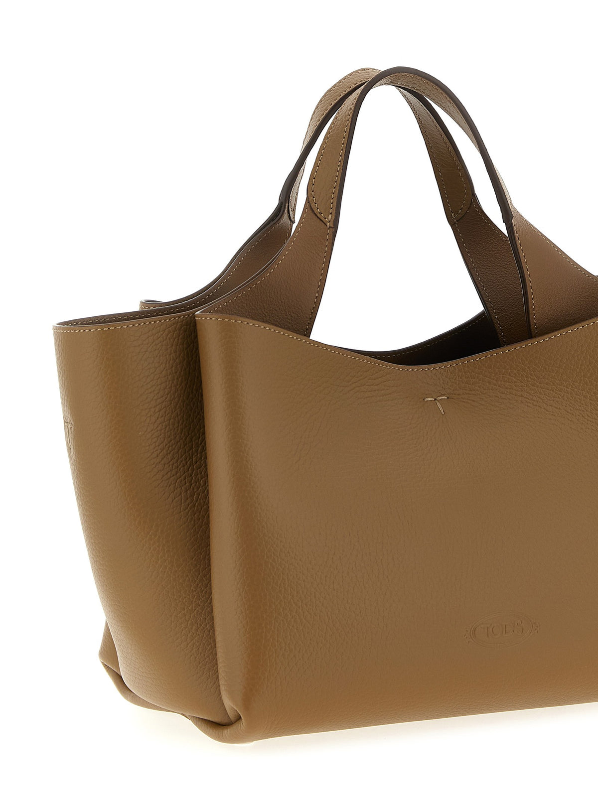 Tod's Mini Leather Handbag Brown, view 3