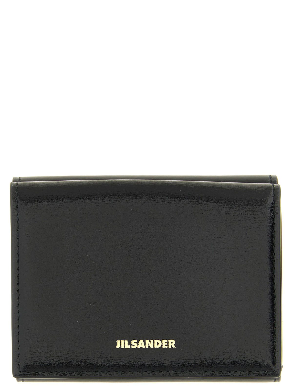 Jil Sander Mini Leather Wallet Black