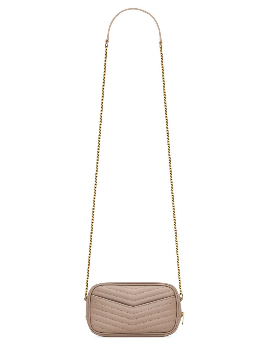 Saint Laurent Women's Mini Lou Bag Beige