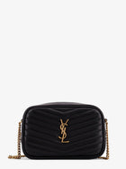 Saint Laurent Women's Mini Lou Quilted Leather Crossbody Bag Black