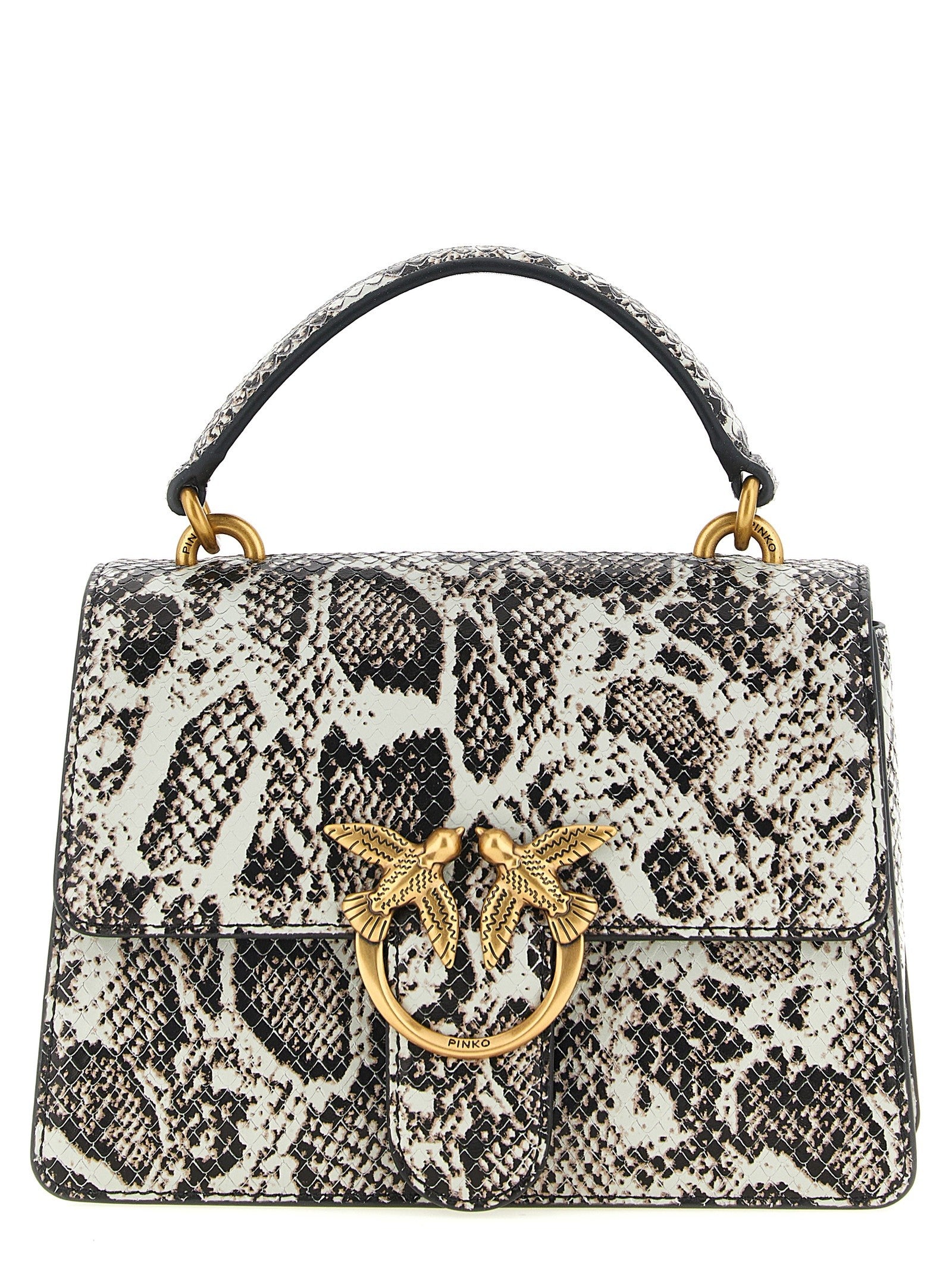 Pinko Mini Love One Light Handbag Grey