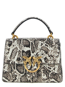 Pinko Mini Love One Light Handbag Grey