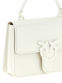 Pinko Mini Love One Light Handbag White
