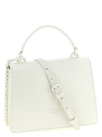 Pinko Mini Love One Light Handbag White