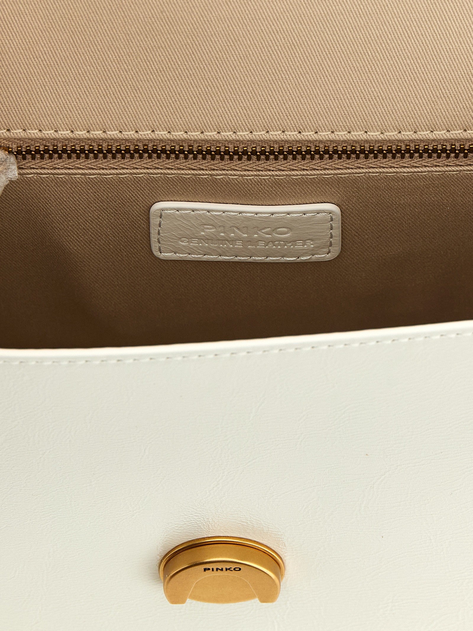 Pinko Mini Love One Light Handbag White