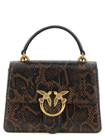 Pinko Mini Love One Light Handbag Brown