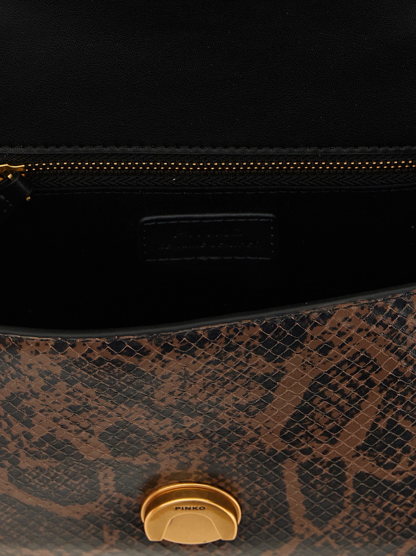 Pinko Mini Love One Light Handbag Brown