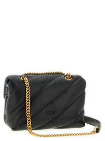 Pinko Mini Love Puff Crossbody Bag Black