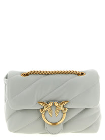 Pinko Mini Love Puff Crossbody Bag Grey