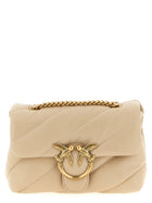 Pinko Mini Love Puff Crossbody Bag Beige