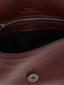 Pinko Mini Love Slouchy Shoulder Bag Red