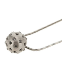 Rick Owens Mini Orb Necklace Silver