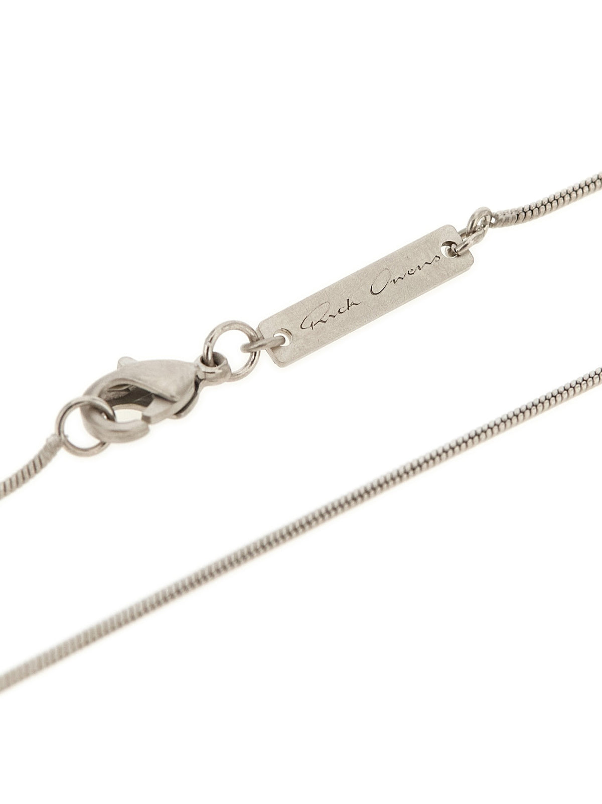 Rick Owens Mini Orb Necklace Silver