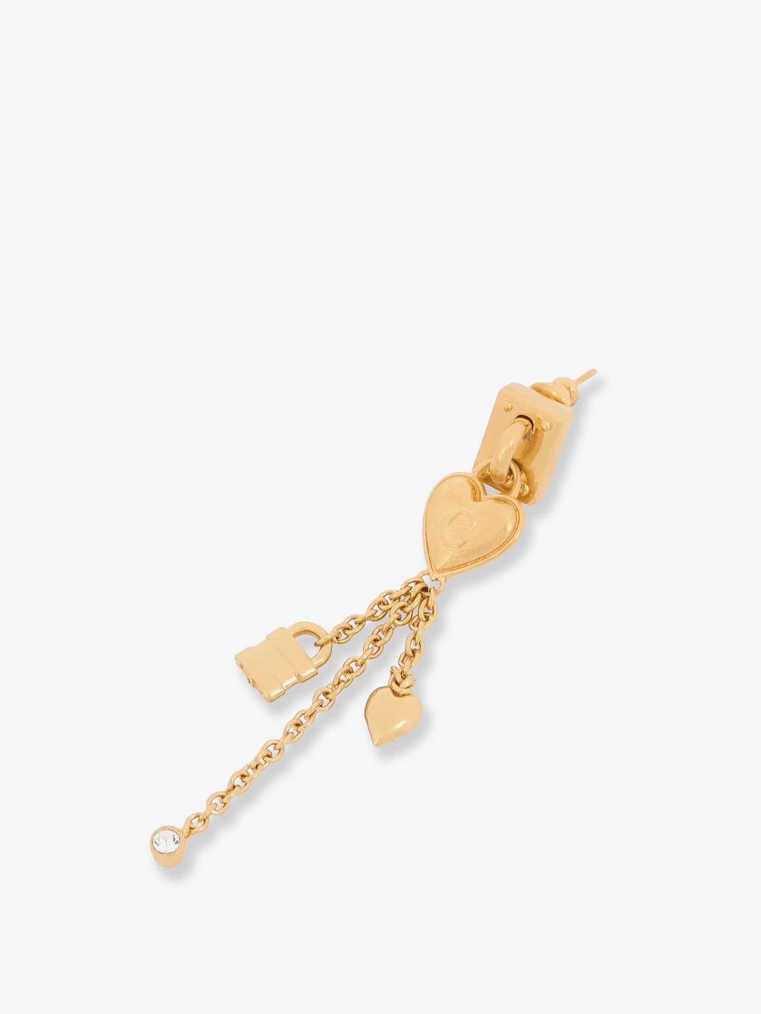 Chloé Women's Mini Paddington Brass Earrings Gold