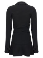 The Attico Mini Polo Dress Black, view 2