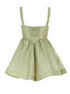 Zimmermann Women's Mini Rebellion Drape Dress Green, view 3
