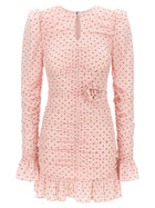 ROTATE Birger Christensen Mini Ruches Dress Blue
