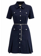 Michael Kors Women's Mini Scuba Dress Blue