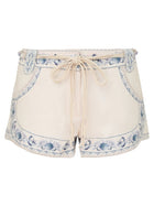 Zimmermann Women's Mini Shorts Wanderlust White
