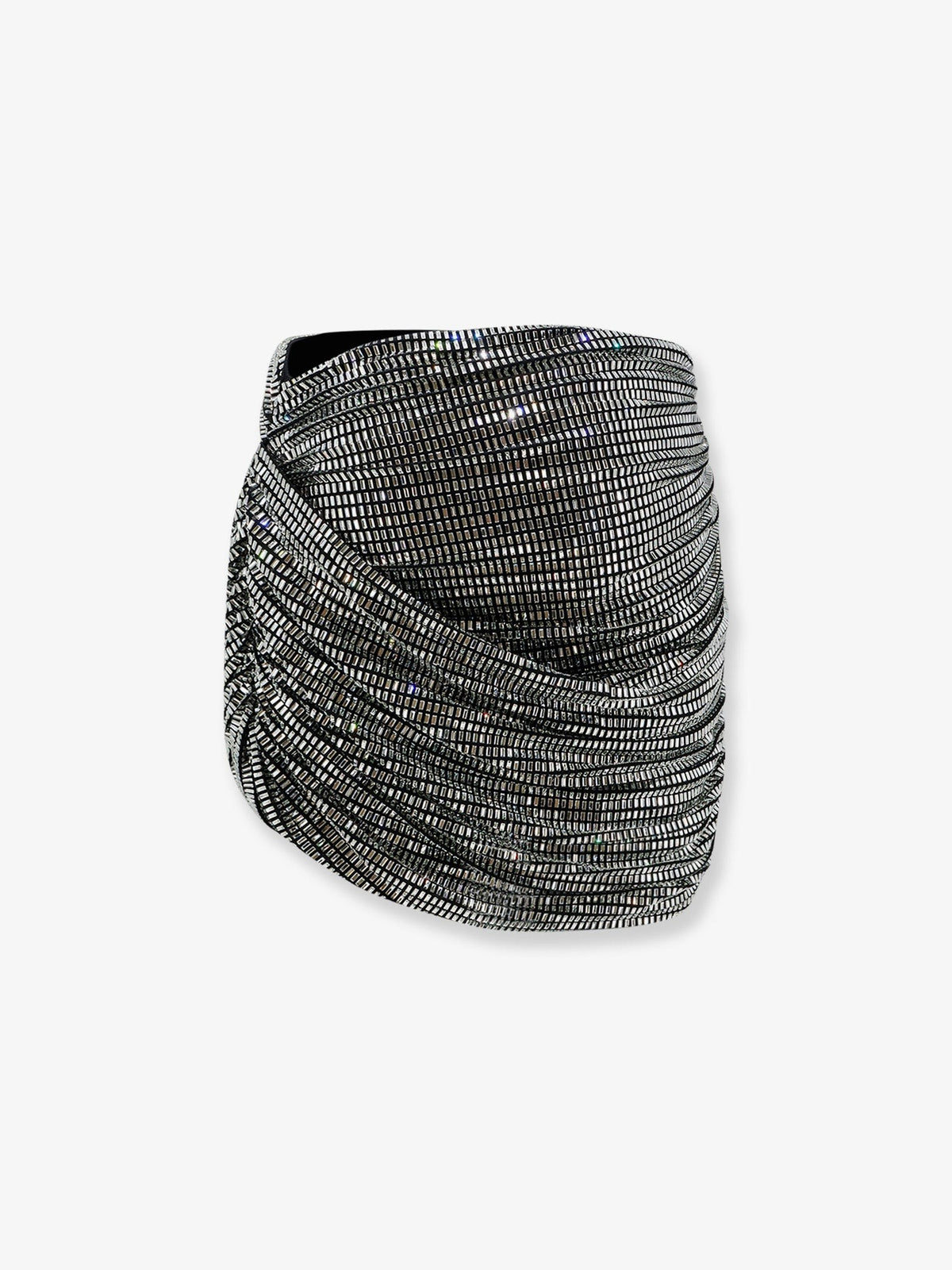 self-portrait Women's Mini Skirt Silver, view 2