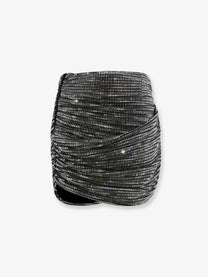 self-portrait Women's Mini Skirt Silver