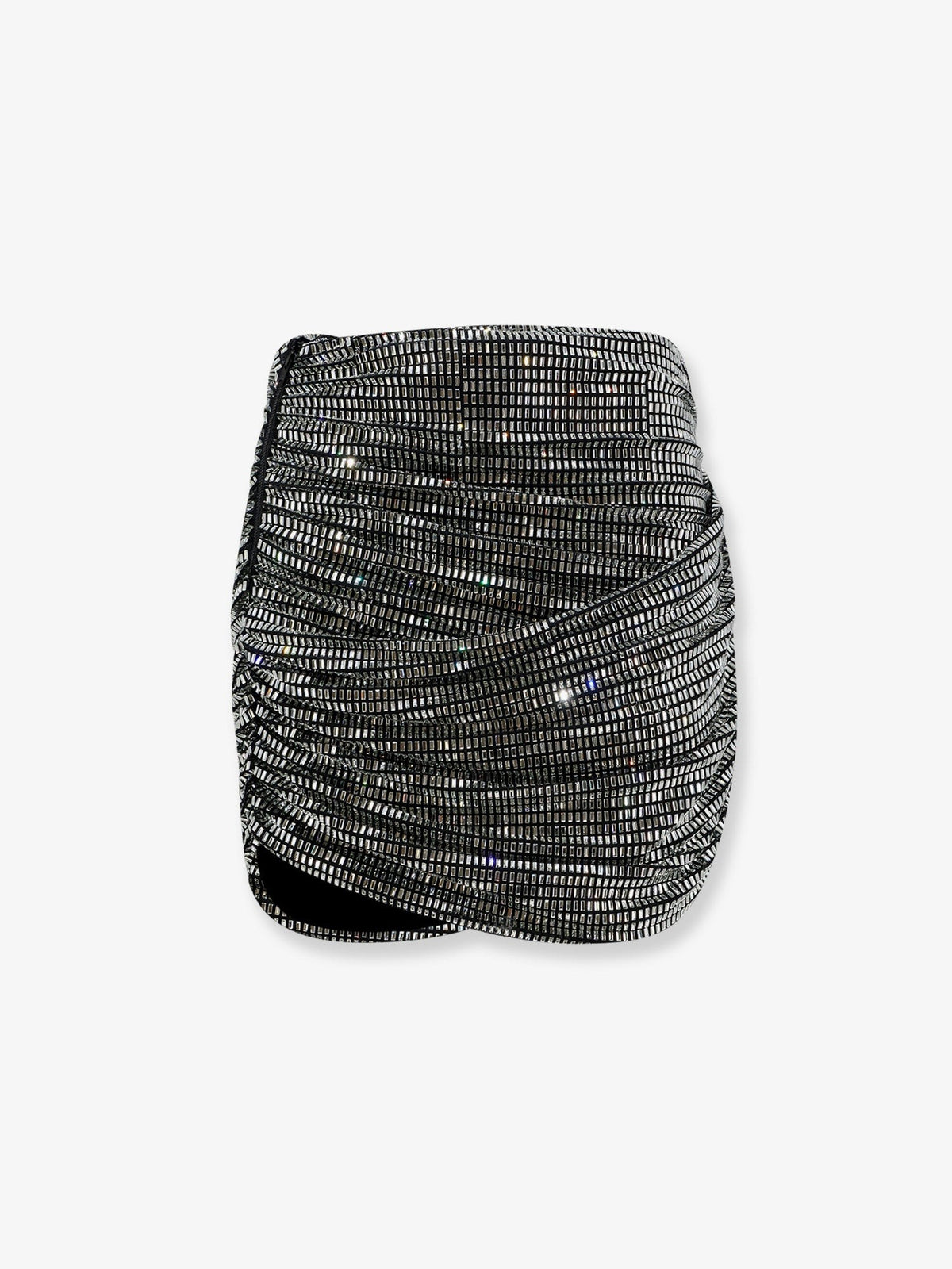 self-portrait Women's Mini Skirt Silver